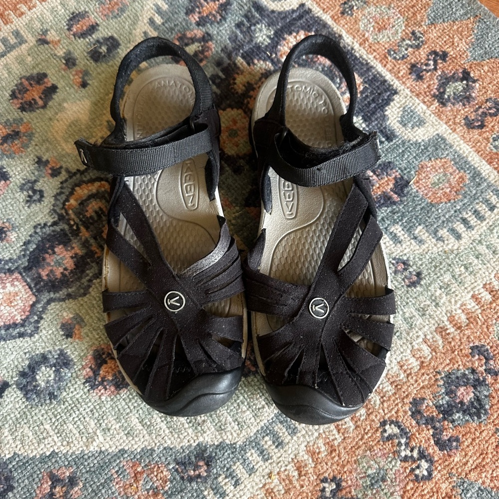 Keen Black Strappy Sandals